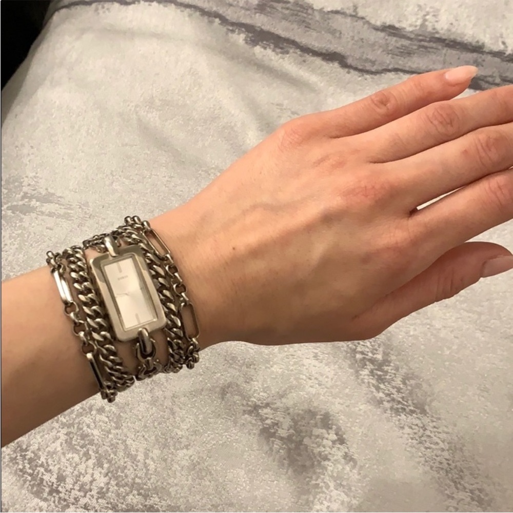GUESS o/s chain bracelet watch